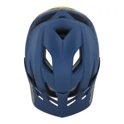 Troy Lee Designs Flowline SE Helmet W/MIPS Radian Navy / Titanium -Bike Sales TLD B23D1 FLOWLINESE RADIAN NVYTIT 04