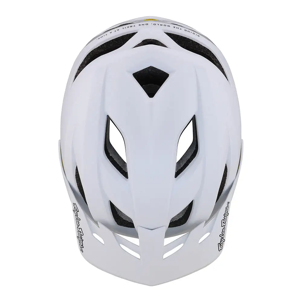 Troy Lee Designs Flowline SE Helmet W/MIPS Stealth White 6 Troy Lee Designs Flowline SE Helmet W/MIPS Stealth White - Image 4