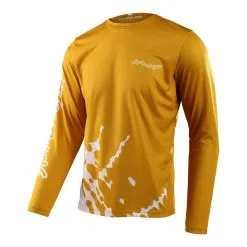 Troy Lee Designs Flowline LS Jersey Big Spin Gold Flake
