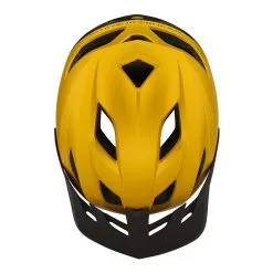 Troy Lee Designs Flowline Helmet W/MIPS Orbit Gold / Black -Bike Sales TLD B23D1 FLOWLINE ORBIT GLDBLK 04