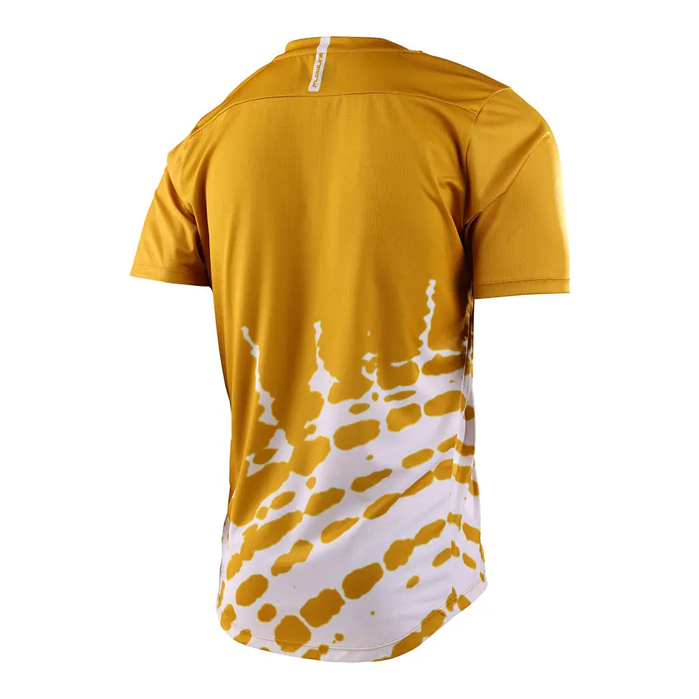 Troy Lee Designs Flowline SS Jersey Big Spin Gold Flake 5 Troy Lee Designs Flowline SS Jersey Big Spin Gold Flake - Image 3