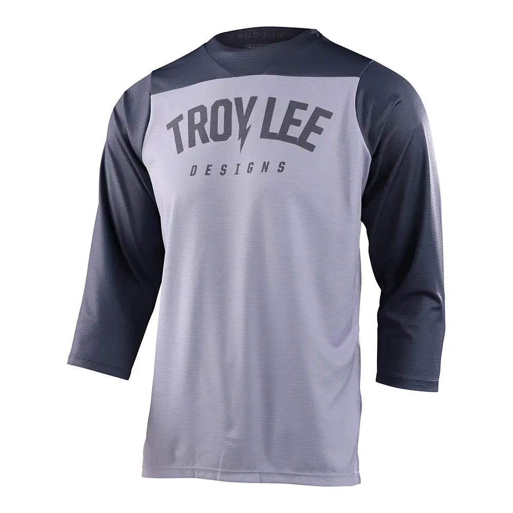 Troy Lee Designs Ruckus 3/4 Jersey Camber Lt Gray 3 Troy Lee Designs Ruckus 3/4 Jersey Camber Lt Gray