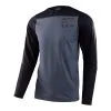 Troy Lee Designs Skyline LS Jersey Mono Charcoal -Bike Sales TLD B23D1 SKYLINE LS JERSEY MONO CHR 01