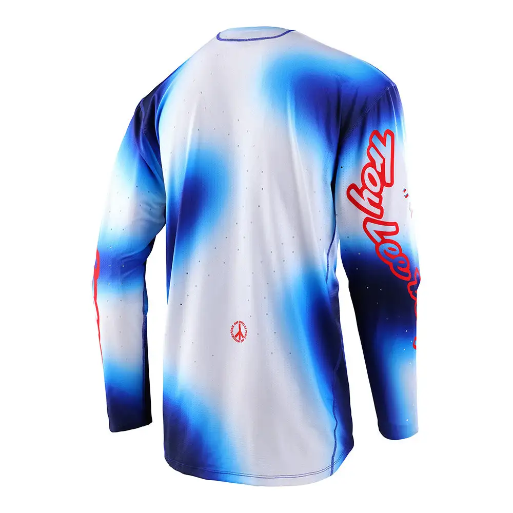 Troy Lee Designs Sprint Ultra Jersey Lucid White / Blue 5 Troy Lee Designs Sprint Ultra Jersey Lucid White / Blue - Image 3