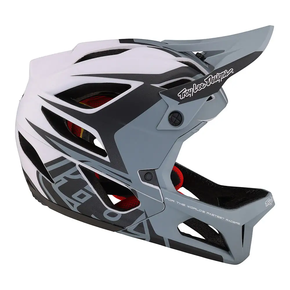 Troy Lee Designs Stage Helmet W/MIPS Valance Gray - Image 5