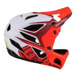 Troy Lee Designs Stage Helmet W/MIPS Valance Red -Bike Sales TLD B23D1 STAGE VALANCE RED 04