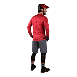 Troy Lee Designs Flowline LS Jersey Solid Baked Apple -Bike Sales TLD B23 H2T FLOWLINE 129