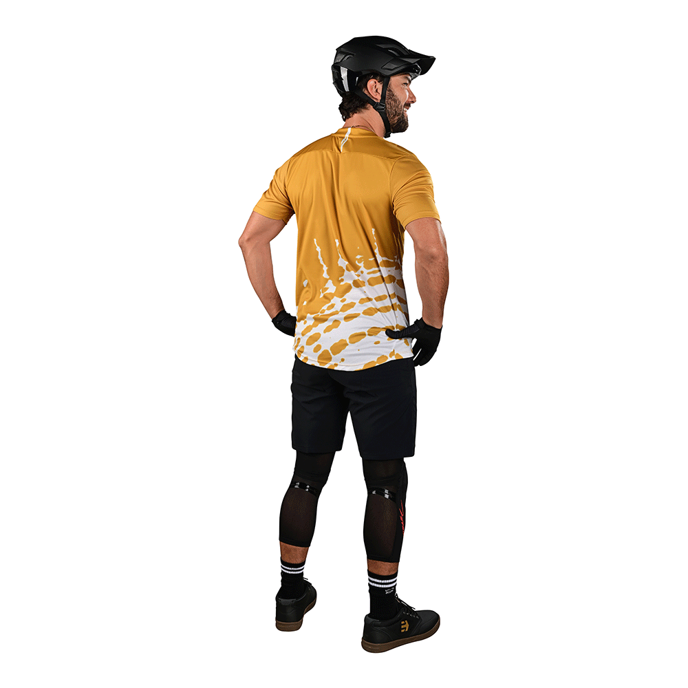 Troy Lee Designs Flowline SS Jersey Big Spin Gold Flake 7 Troy Lee Designs Flowline SS Jersey Big Spin Gold Flake - Image 5