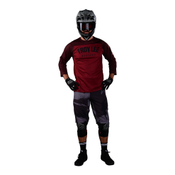 Troy Lee Designs Ruckus 3/4 Jersey Camber Oxblood -Bike Sales TLD B23 H2T RUCKUS 394