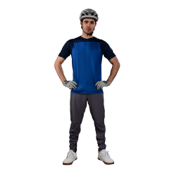 Troy Lee Designs Skyline SS Jersey Mono True Blue -Bike Sales TLD B23 H2T SKYLINE 368