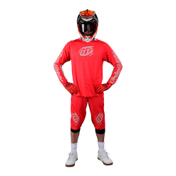 Troy Lee Designs Sprint Jersey Icon Race Red 10 Troy Lee Designs Sprint Jersey Icon Race Red -Bike Sales TLD B23 H2T SPRINT 037