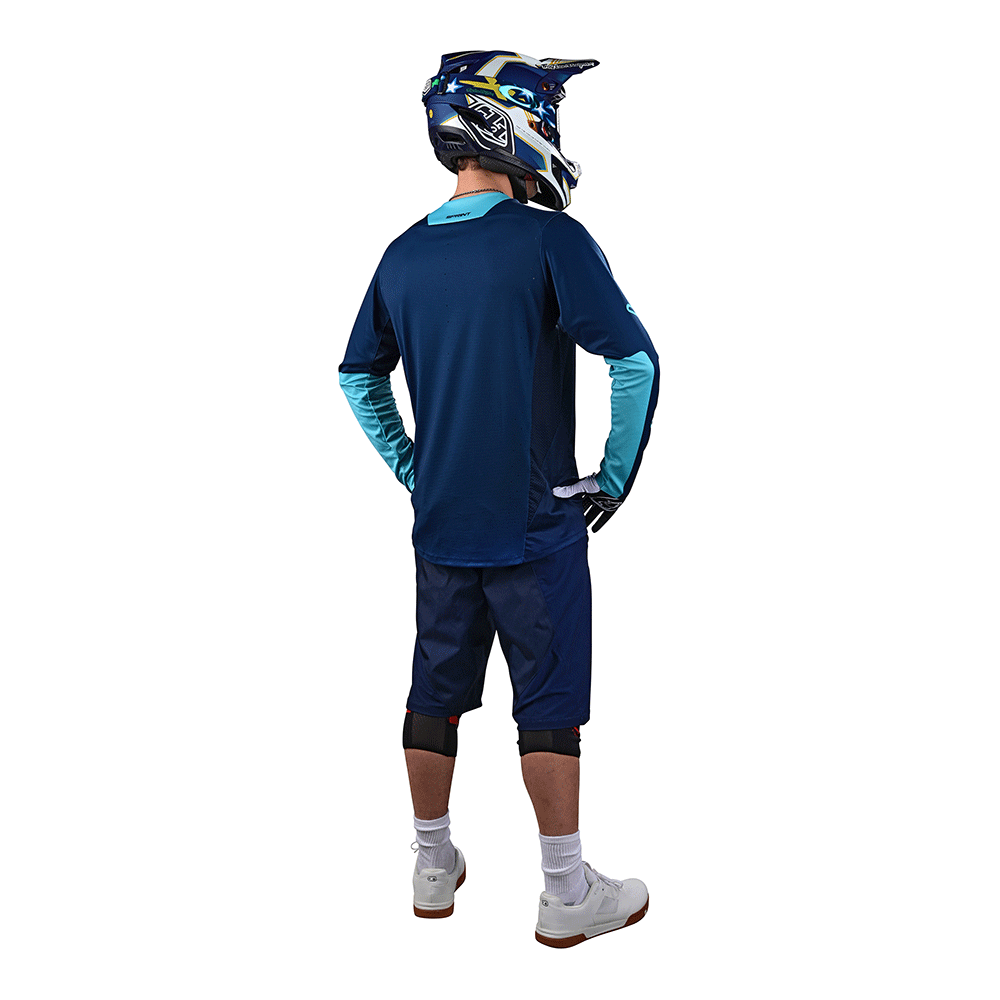 Troy Lee Designs Sprint Jersey Icon Navy 7 Troy Lee Designs Sprint Jersey Icon Navy - Image 5