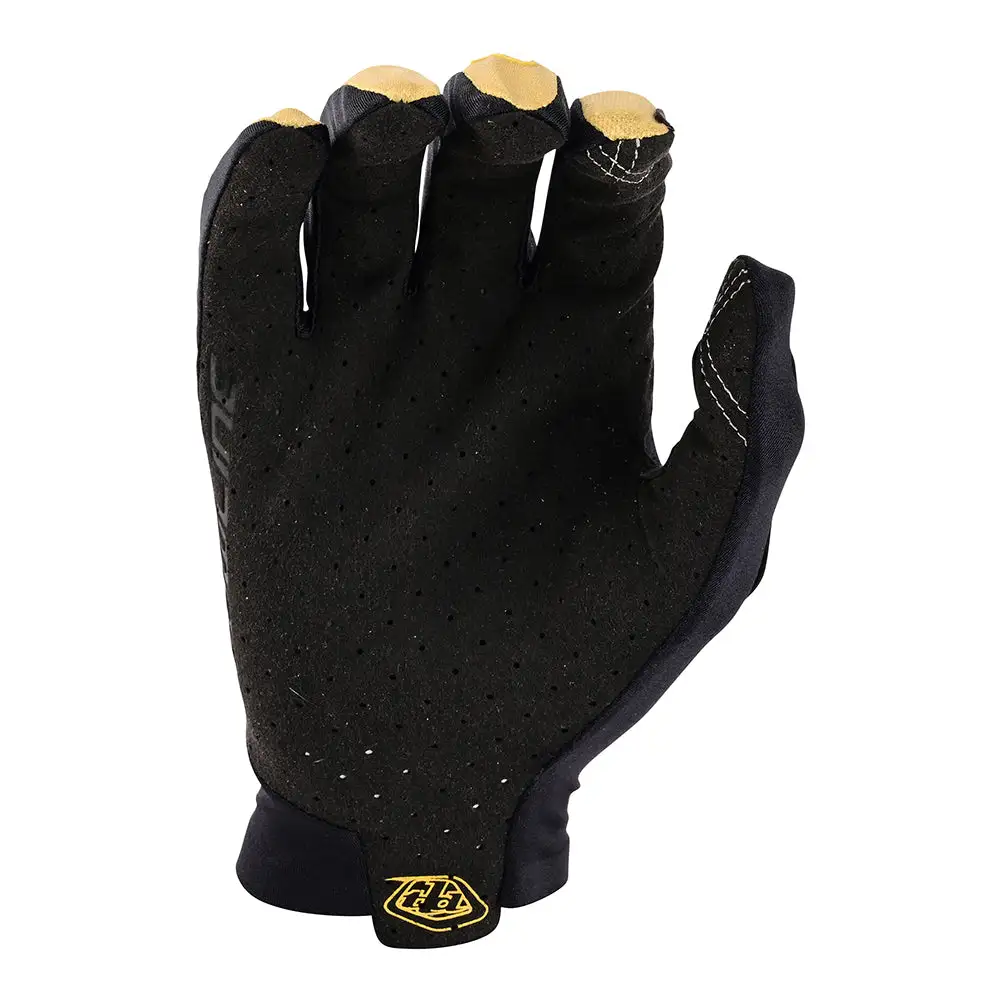 Troy Lee Designs Flowline Glove Big Spin Black / Gold 4 Troy Lee Designs Flowline Glove Big Spin Black / Gold - Image 2