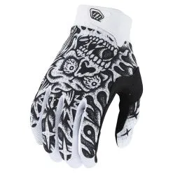 Troy Lee Designs Air Glove Skull Demon White / Black