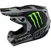 Troy Lee Designs SE4 Polyacrylite Helmet W/MIPS Riser Monster Gray / Black