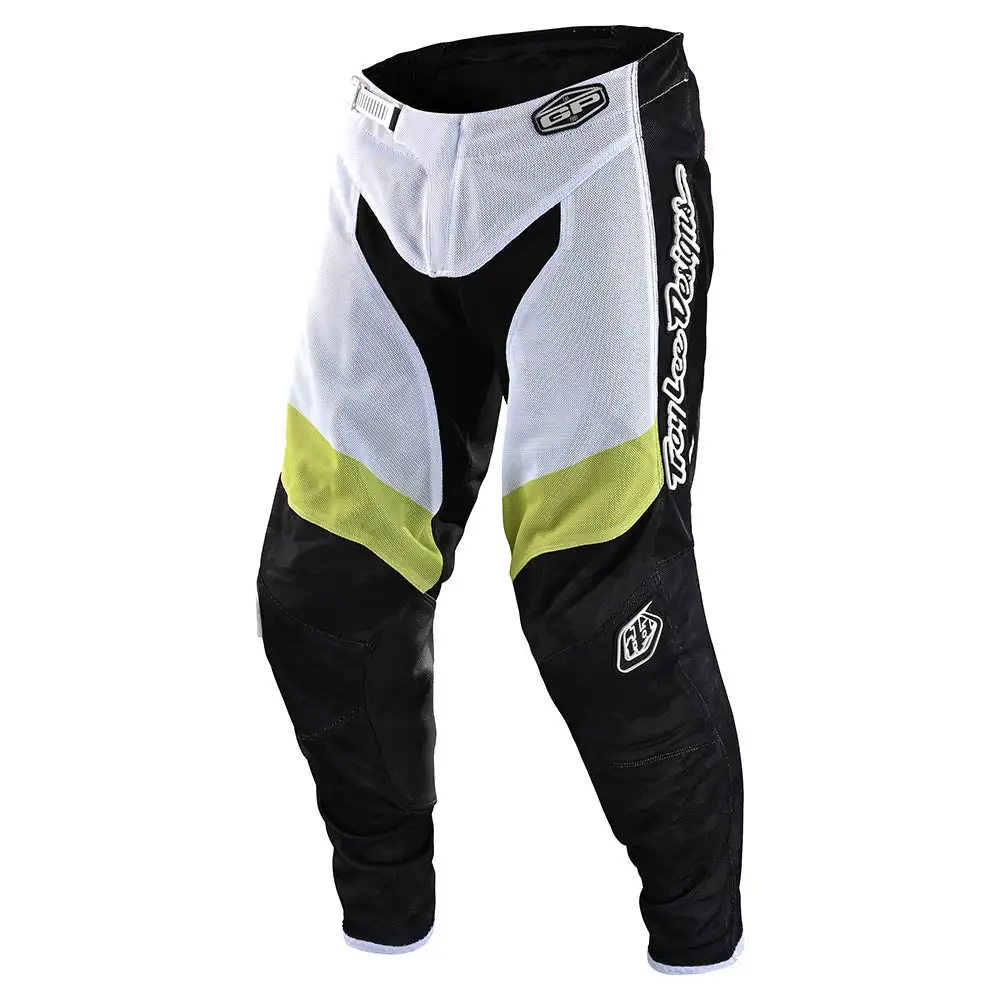 Troy Lee Designs GP Air Pant Veloce Camo Black / Glo Green 3 Troy Lee Designs GP Air Pant Veloce Camo Black / Glo Green
