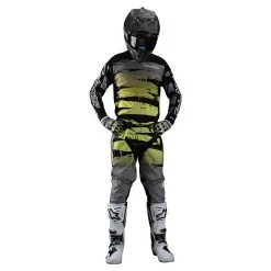 Troy Lee Designs GP Pant Brushed Black / Glo Green -Bike Sales TLD M21F GP JERSEY BRUSHED BLKGLOGRN H2T 01 3326c4f5 cd19 4b8f bd2b 04cc1abbae75