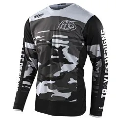 Troy Lee Designs GP Jersey Formula Camo Black / Gray