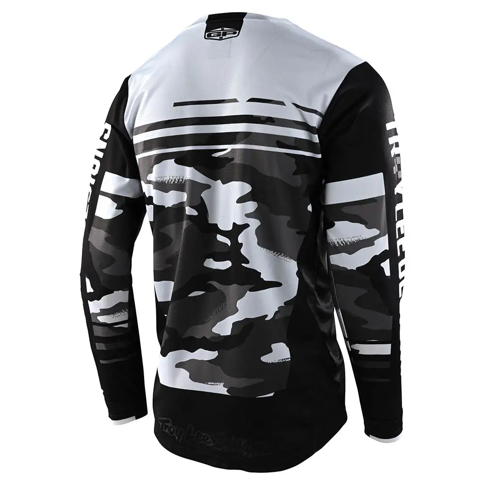 Troy Lee Designs GP Jersey Formula Camo Black / Gray 5 Troy Lee Designs GP Jersey Formula Camo Black / Gray - Image 3