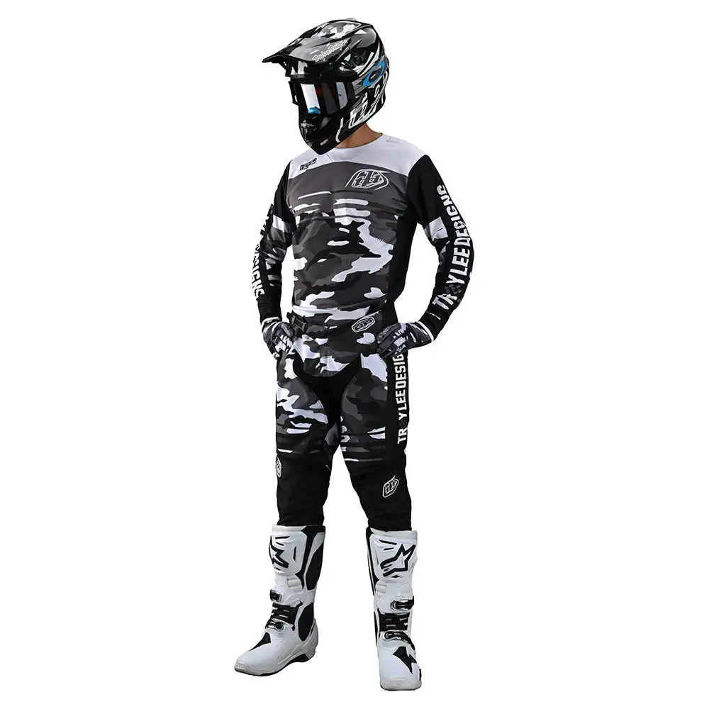 Troy Lee Designs GP Jersey Formula Camo Black / Gray 6 Troy Lee Designs GP Jersey Formula Camo Black / Gray - Image 4