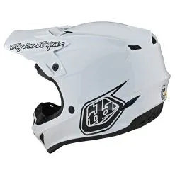 Troy Lee Designs SE4 Polyacrylite Helmet W/MIPS Mono White -Bike Sales TLD M21F SE4PA MONO WHT 03