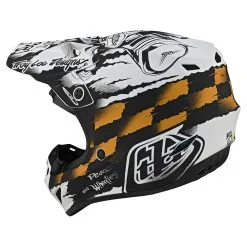 Troy Lee Designs SE4 Polyacrylite Helmet W/MIPS Strike White / Black -Bike Sales TLD M21F SE4PA STRIKE WHTBLK 03