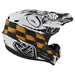 Troy Lee Designs SE4 Polyacrylite Helmet W/MIPS Strike White / Black -Bike Sales TLD M21F SE4PA STRIKE WHTBLK 05