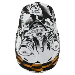 Troy Lee Designs SE4 Polyacrylite Helmet W/MIPS Strike White / Black -Bike Sales TLD M21F SE4PA STRIKE WHTBLK 08copy