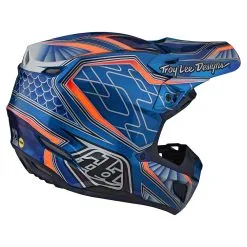 Troy Lee Designs SE5 Composite Helmet W/MIPS Lowrider Blue -Bike Sales TLD M21F SE5CM LOWRIDER BLU 05