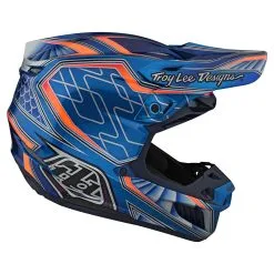 Troy Lee Designs SE5 Composite Helmet W/MIPS Lowrider Blue -Bike Sales TLD M21F SE5CM LOWRIDER BLU 06