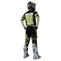 Troy Lee Designs SE Pro Jersey Dyeno Glo Green -Bike Sales TLD M21F SEPRO JERSEY DYENO GLOGRN H2T 03