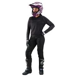 Troy Lee Designs Womens GP Jersey Floral Black -Bike Sales TLD M21F WOMENSGP JERSEY FLORAL BLACK H2T 02