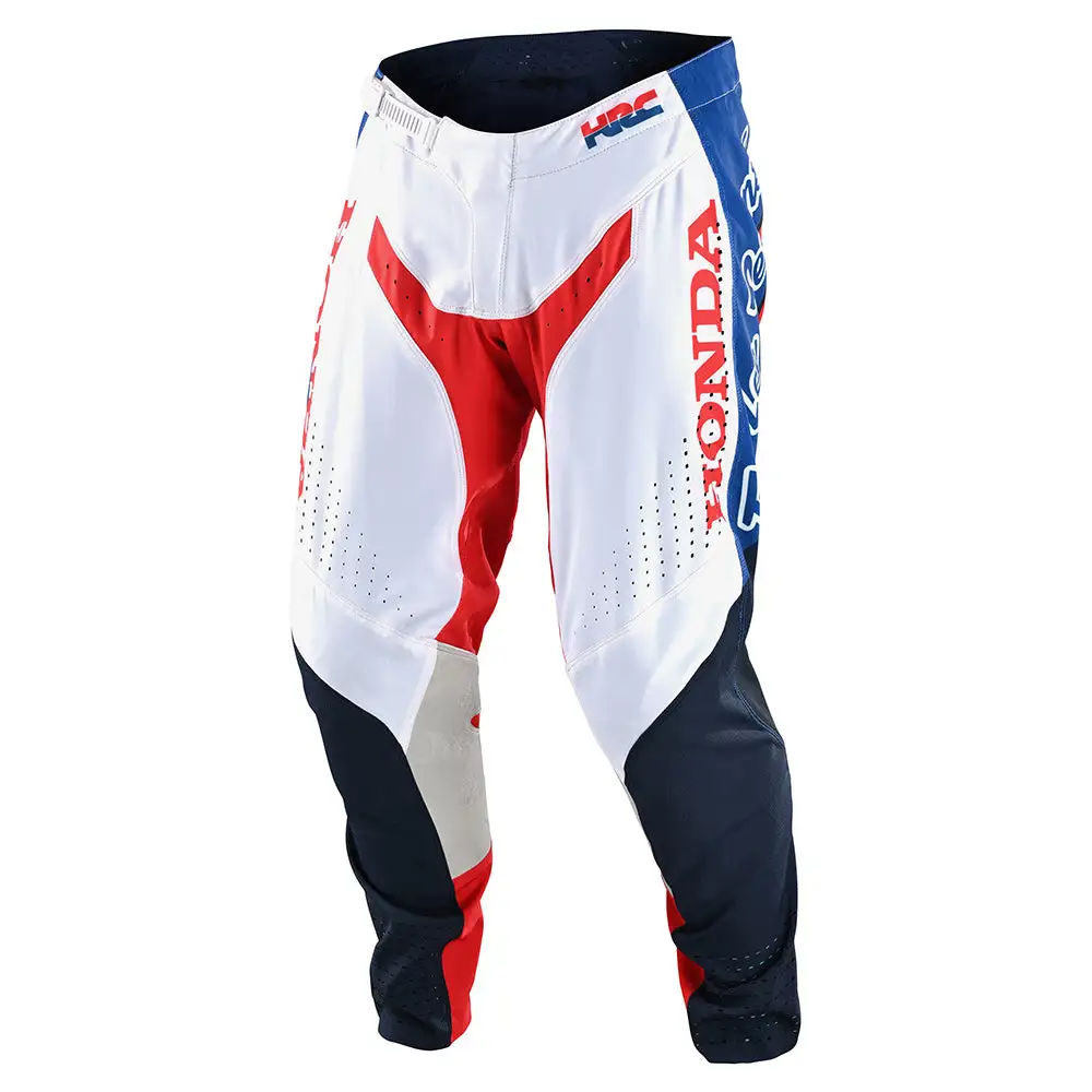 Troy Lee Designs SE Pro Pant Quattro Honda White / Blue 3 Troy Lee Designs SE Pro Pant Quattro Honda White / Blue