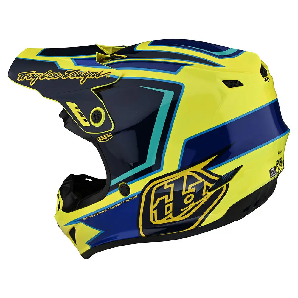 Troy Lee Designs GP Helmet Ritn Yellow 4 Troy Lee Designs GP Helmet Ritn Yellow - Image 2