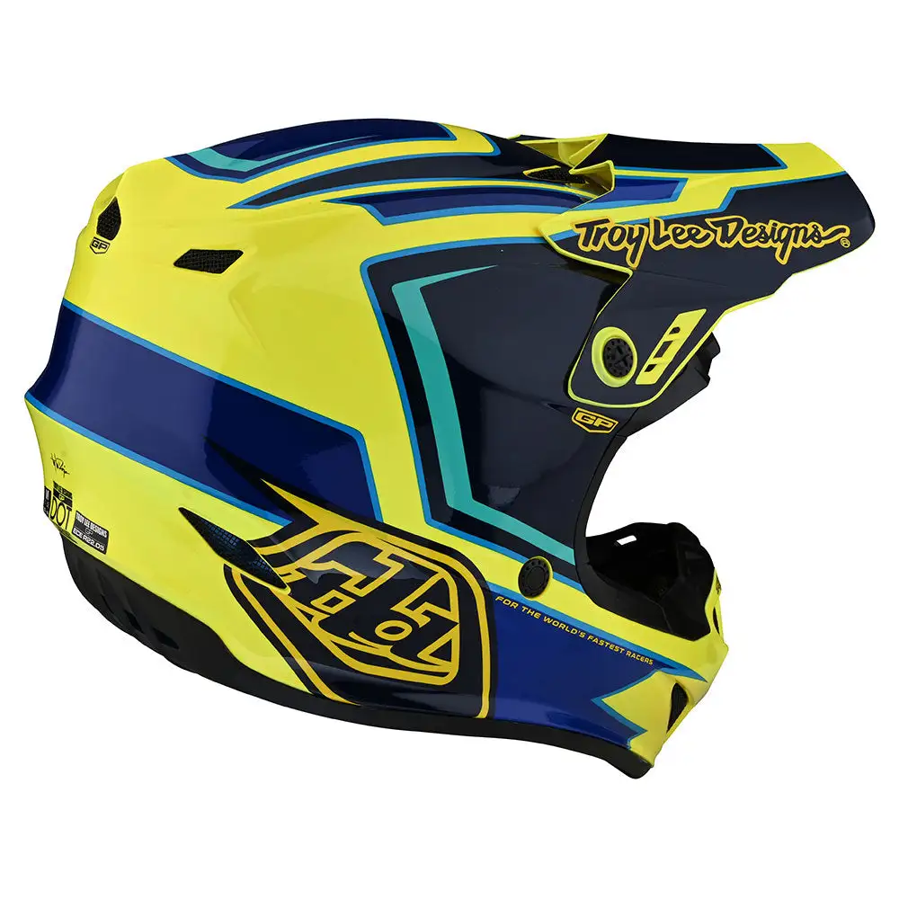 Troy Lee Designs GP Helmet Ritn Yellow 6 Troy Lee Designs GP Helmet Ritn Yellow - Image 4