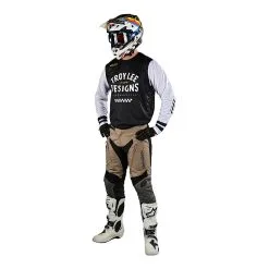 Troy Lee Designs Scout GP Pant Solid Beetle -Bike Sales TLD M22F SCOUTGP H2T RIDEON BLKWHT 01