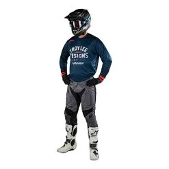 Troy Lee Designs Scout GP Jersey Ride On Slate Blue -Bike Sales TLD M22F SCOUTGP H2T RIDEON SLTBLU 01
