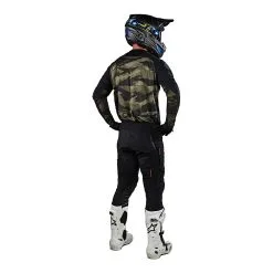 Troy Lee Designs Scout SE Jersey Systems Brushed Camo Black / Military Green -Bike Sales TLD M22F SCOUTSE H2T SYSTEMSBRUSHEDCAMO BLKMILGRN 05