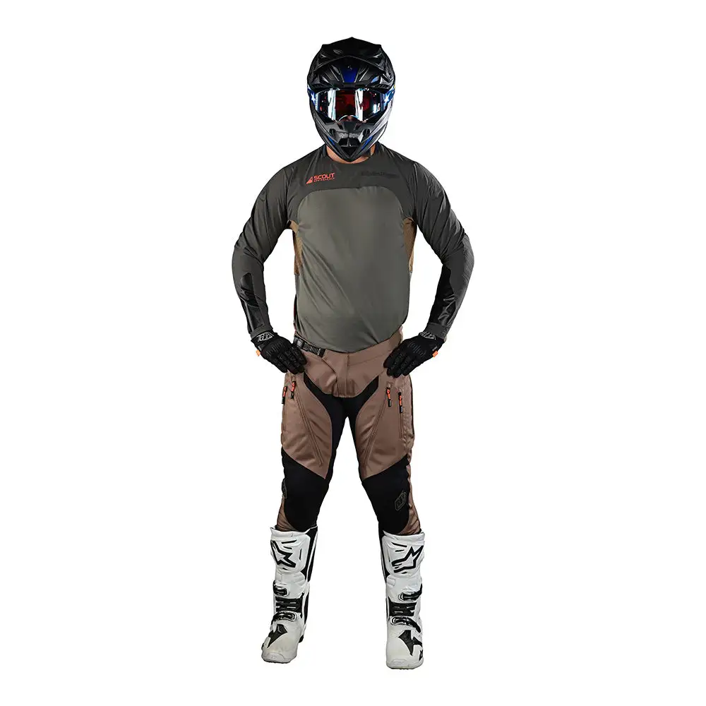 Troy Lee Designs Scout SE Jersey Systems Gray / Beetle 4 Troy Lee Designs Scout SE Jersey Systems Gray / Beetle - Image 2