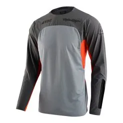 Troy Lee Designs Scout SE Jersey Systems Gray / Neon Orange