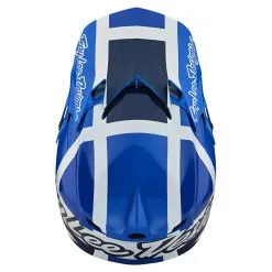Troy Lee Designs SE4 Polyacrylite Helmet W/MIPS Quattro Blue -Bike Sales TLD M22F SE4PA QUATTRO BLU 08
