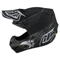 Troy Lee Designs SE4 Polyacrylite Helmet W/MIPS Skooly Black