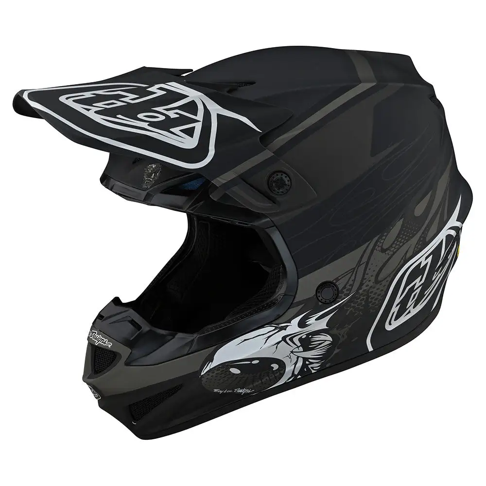 Troy Lee Designs SE4 Polyacrylite Helmet W/MIPS Skooly Black 9 Troy Lee Designs SE4 Polyacrylite Helmet W/MIPS Skooly Black - Image 7