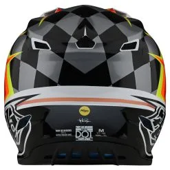 Troy Lee Designs SE4 Polyacrylite Helmet W/MIPS Warped White 12 Troy Lee Designs SE4 Polyacrylite Helmet W/MIPS Warped White -Bike Sales TLD M22F SE4PA WARPED WHT 03