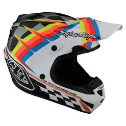 Troy Lee Designs SE4 Polyacrylite Helmet W/MIPS Warped White 15 Troy Lee Designs SE4 Polyacrylite Helmet W/MIPS Warped White -Bike Sales TLD M22F SE4PA WARPED WHT 06