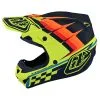 Troy Lee Designs SE4 Polyacrylite Helmet W/MIPS Warped Yellow