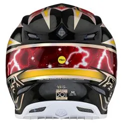 Troy Lee Designs SE5 Carbon Helmet W/MIPS Lightning Gold -Bike Sales TLD M22F SE5CF LIGHTNING GLD 03