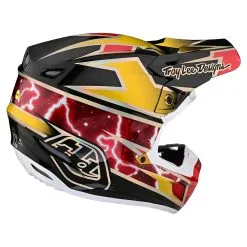 Troy Lee Designs SE5 Carbon Helmet W/MIPS Lightning Gold -Bike Sales TLD M22F SE5CF LIGHTNING GLD 04