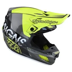 Troy Lee Designs SE5 Composite Helmet W/MIPS Qualifier Glo Yellow / Black -Bike Sales TLD M22F SE5CM QUALIFIER GLOYELBLK 06