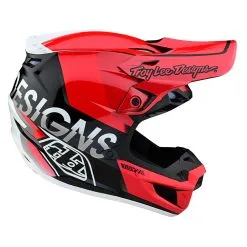 Troy Lee Designs SE5 Composite Helmet W/MIPS Qualifier Red / Black -Bike Sales TLD M22F SE5CM QUALIFIER REDBLK 05